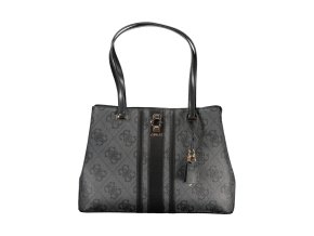 Štýlová Dámska Kabelka GUESS JEANS  37.0X27.0X10.0cm  Čierna (Velkost UNI, Farba Čierna)