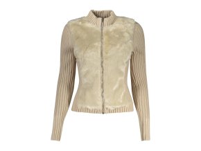 Elegantný Dámsky Kardigan GUESS JEANS Bežová (Velkost XS, Farba Bežová)
