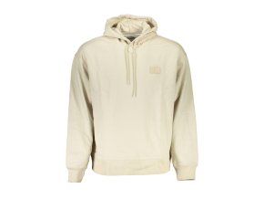 Športová Pánska Mikina bez zipsu CALVIN KLEIN Bežová (Velkost XL, Farba Bežová)