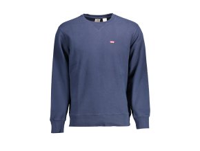 Športová Pánska Mikina bez zipsu LEVI&#039;S Modrá (Velkost 2XL, Farba Modrá)