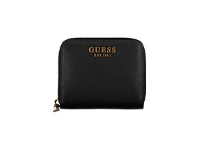 Praktická Dámska Peňaženka GUESS JEANS 12X10X3cm Čierna (Velkost UNI, Farba Čierna)