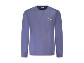 Športová Pánska Mikina bez zipsu WRANGLER Modrá (Velkost 2XL, Farba Modrá)