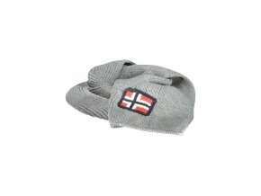 Štýlový Pánsky Šál NORWAY 1963 Šedá (Velkost UNI, Farba Šedá)
