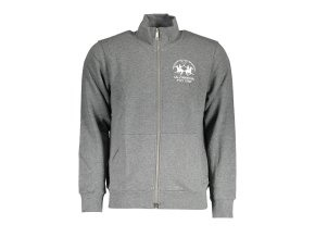 Športová Pánska Mikina so zipsom LA MARTINA Šedá (Velkost 3XL, Farba Šedá)