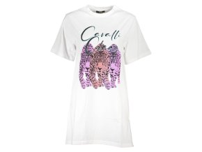 Štýlové Dámske Šaty CAVALLI CLASS Biela (Velkost XL, Farba Biela)