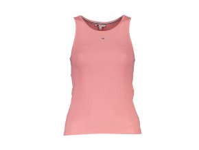 Štýlové Dámske Tričko bez rukávov TOMMY HILFIGER Ružová (Velkost XS, Farba Ružová)