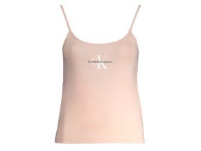 Štýlové Dámske Tričko bez rukávov CALVIN KLEIN Ružová (Velkost L, Farba Ružová)
