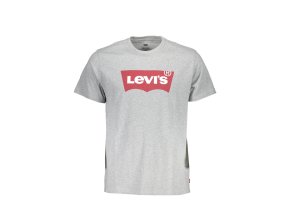 Štýlové Pánske Tričko s krátkym rukávom LEVI'S Šedá (Velkost 2XL, Farba Šedá)