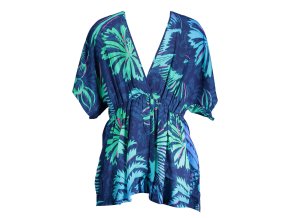 Štýlové Dámske Šaty DESIGUAL Modrá (Velkost 2XL, Farba Modrá)