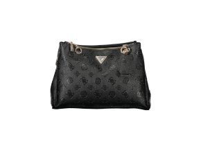 Štýlová Dámska Kabelka GUESS JEANS  33.0X22.0X11.0cm  Čierna (Velkost UNI, Farba Čierna)