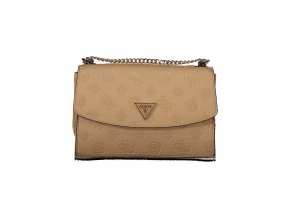 Štýlová Dámska Kabelka GUESS JEANS  24.0X16.0X9.0cm  Bežová (Velkost UNI, Farba Bežová)