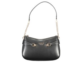 Štýlová Dámska Kabelka GUESS JEANS  26.0X16.0X4.0cm  Čierna (Velkost UNI, Farba Čierna)