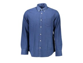 Elegantná Pánska Košeľa GANT Modrá (Velkost S, Farba Modrá)