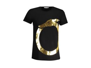 Štýlové Pánske Tričko s krátkym rukávom TRUSSARDI Čierna (Velkost 2XL, Farba Čierna)