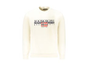 Športová Pánska Mikina bez zipsu NAPAPIJRI Bežová (Velkost 2XL, Farba Bežová)