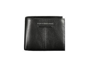 Praktická Pánska Peňaženka TOMMY HILFIGER 12X10X3cm Čierna (Velkost UNI, Farba Čierna)