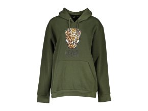 Športová Dámska Mikina bez zipsu   CAVALLI CLASS  Zelená (Velkost 2XL, Farba Zelená)