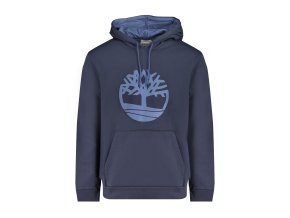 Športová Pánska Mikina bez zipsu TIMBERLAND Modrá (Velkost 2XL, Farba Modrá)