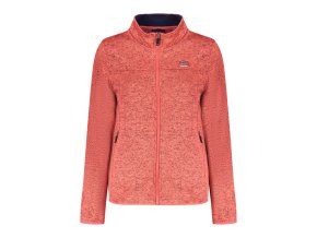 Športová Dámska Mikina so zipsom NORWAY 1963 Ružová (Velkost 2XL, Farba Ružová)