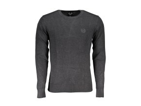 Elegantný Pánsky Pulóver GIAN MARCO VENTURI Šedá (Velkost 2XL, Farba Šedá)
