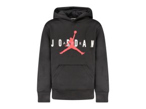 Športová Pánska Mikina bez zipsu JORDAN Čierna (Velkost 13-15A, Farba Čierna)