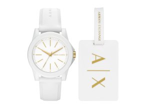 8591 4 armani exchange damska darkova sada hodinek lady banks a reminku na zavazadla ax7126
