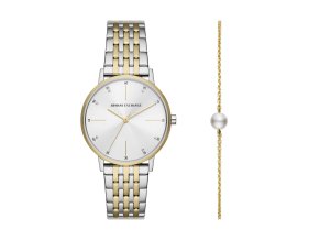10441 armani exchange damska darkova sada hodinek lola a naramku ax7156set