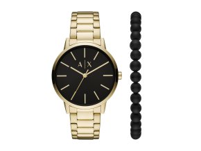 13879 armani exchange cayde darkova sada hodinek a naramku ax7119