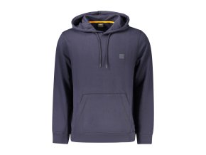 Športová Pánska Mikina bez zipsu BOSS Modrá (Velkost 3XL, Farba Modrá)