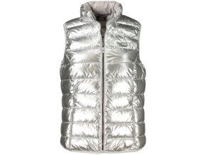 Kvalitná Dámska Zimná Vesta NORWAY 1963 Strieborná (Velkost 2XL, Farba Strieborná)