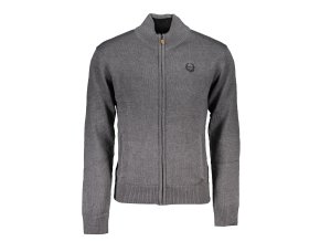 Elegantný Pánsky Pulóver GIAN MARCO VENTURI Šedá (Velkost 2XL, Farba Šedá)