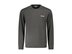 Športová Pánska Mikina bez zipsu WRANGLER Čierna (Velkost 2XL, Farba Čierna)