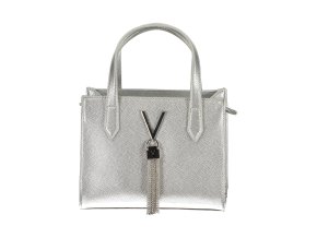 Štýlová Dámska Kabelka VALENTINO BAGS  20.0X15.0X11.0cm  Strieborná (Velkost UNI, Farba Strieborná)