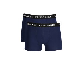 Pohodlné Pánske Boxerky TRUSSARDI Modrá (Velkost 2XL, Farba Modrá)
