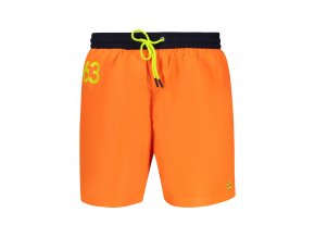 Štýlové Pánske Plavky NORWAY 1963 Oranžová (Velkost 3XL, Farba Oranžová)