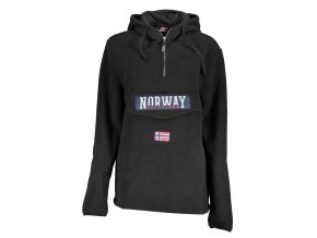 Športová Dámska Mikina bez zipsu   NORWAY 1963  Čierna (Velkost XL, Farba Čierna)