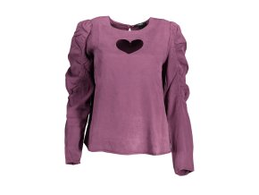 Elegantná Dámska Košeľa DESIGUAL Fialová (Velkost XL, Farba Fialová)