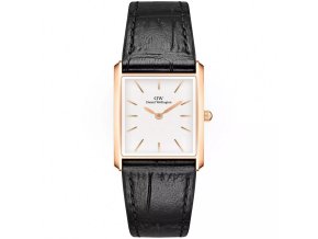 daniel wellington bound black crocodile rose gold dw00100693