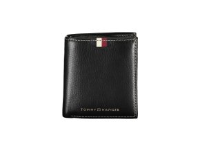 Praktická Pánska Peňaženka TOMMY HILFIGER 9.0X9.0X2.0cm Čierna (Velkost UNI, Farba Čierna)