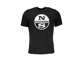 Štýlové Pánske Tričko s krátkym rukávom NORTH SAILS Čierna (Velkost 2XL, Farba Čierna)