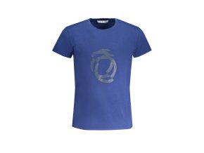 Štýlové Pánske Tričko s krátkym rukávom TRUSSARDI Modrá (Velkost 2XL, Farba Modrá)