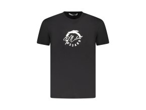 Štýlové Pánske Tričko s krátkym rukávom TRUSSARDI Čierna (Velkost 2XL, Farba Čierna)