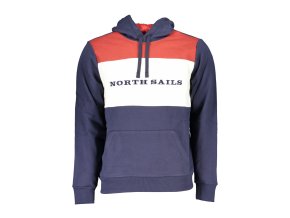 Športová Pánska Mikina bez zipsu NORTH SAILS Modrá (Velkost 2XL, Farba Modrá)