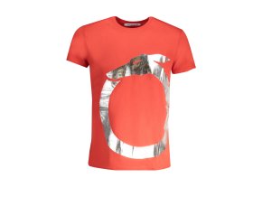 Štýlové Pánske Tričko s krátkym rukávom TRUSSARDI Červená (Velkost 2XL, Farba Červená)