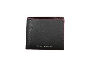 Praktická Pánska Peňaženka TOMMY HILFIGER 11.0X10.0X2.0cm Čierna (Velkost UNI, Farba Čierna)