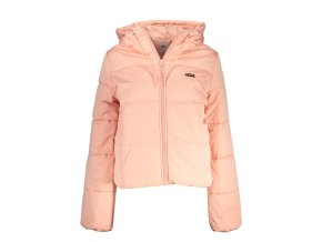 Kvalitná Dámska Zimná Bunda VANS Ružová (Velkost M, Farba Ružová)