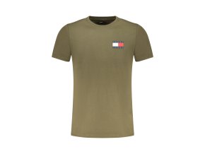 Štýlové Pánske Tričko s krátkym rukávom TOMMY HILFIGER Zelená (Velkost 3XL, Farba Zelená)