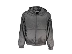 Kvalitná Pánska Zimná Bunda CALVIN KLEIN Čierna (Velkost XL, Farba Čierna)