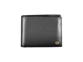 Praktická Pánska Peňaženka CALVIN KLEIN 13X10X2cm Čierna (Velkost UNI, Farba Čierna)
