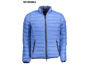 Kvalitná Pánska Zimná Bunda U.S. POLO Modrá (Velkost 56, Farba Modrá)